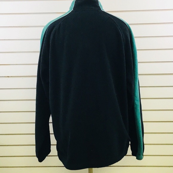 Mens XL Minnesota Wild Hockey Fleece Pullover Black‎ Green NHL Face Off Apparel - Picture 6 of 10